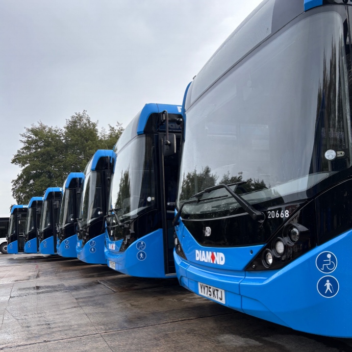 Rotala Expands Diamond Bus Midlands Fleet with Further Seven New ADL Enviro200 Buses